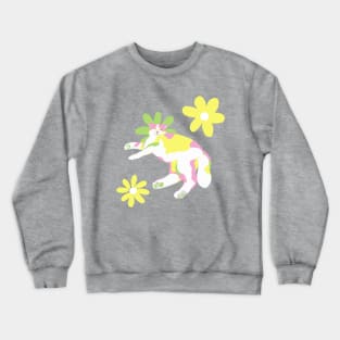 Dreaming Cat - Pastel Daisy Crewneck Sweatshirt